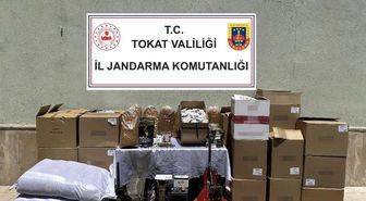 Tokat'ta kaçak tütün operasyonu: 4 gözaltı