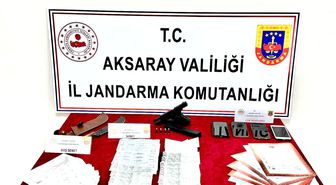 Aksaray'da tefeci operasyonu: 1 tutuklama