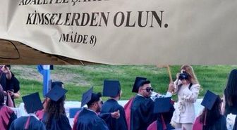 Ayet-i Kerime pankartına bir engel de Eskişehir'de