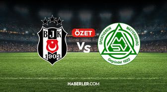 Beşiktaş Mattersburg maç özeti ve golleri! (ÖZET) Beşiktaş Mattersburg kaç kaç bitti, golleri kim attı?