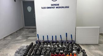 Bolu'da şantiyeden çaldığı 2,5 milyon liralık malzemeleri satmak isterken yakalandı
