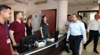 Bozdoğan'daki hastanede hizmetler değerlendirildi