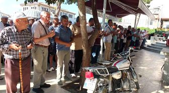 Burhaniye de emekli astsubay törenle toprağa verildi