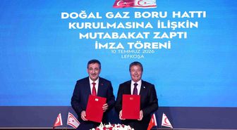 KKTC'ye doğal gaz boru hattı için mutabakat