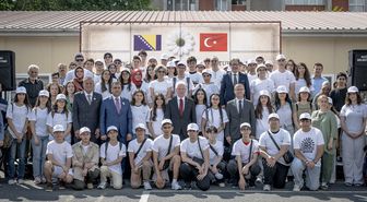 200 liseli öğrenci Srebrenitsa için Bosna Hersek’e uğurlandı