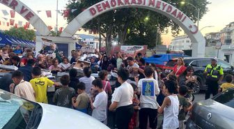Kiraz kapabilmek için kıyasıya yarıştılar