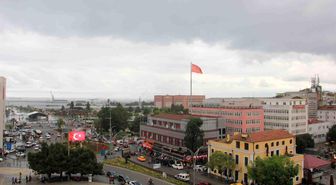 Samsun'u serinleten yağmur