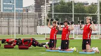 Samsunspor, yeni sezon hazırlıklarını sürdürdü