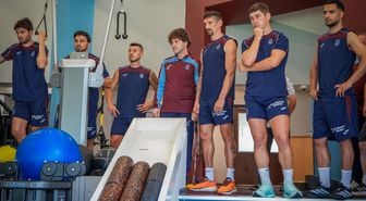 Trabzonspor'da kuvvet çalıştı