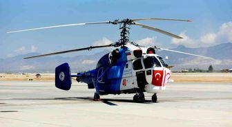 Türkiye'den KKTC'ye yangın söndürme helikopteri teslim edildi