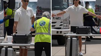 Üstü aranan Ronaldo'nun verdiği tepkiler gündem oldu