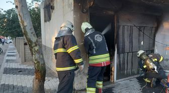 Afyonkarahisar'da iş yerinde çıkan yangın söndürüldü