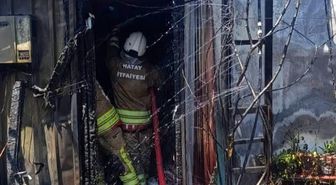 Antakya'da konteyner yangını