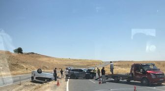 Silvan'da cip ile hafif ticari araç çarpıştı: 1'i ağır, 9 yaralı