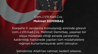 Eskişehir'de Jandarma Çavuş Mehmet Demirbaş Şehit Oldu