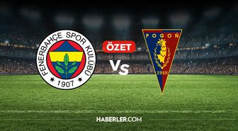 Fenerbahçe Pogon Szczecin maç özeti ve golleri! (ÖZET) Fenerbahçe Pogon Szczecin kaç kaç bitti, golleri kim attı?