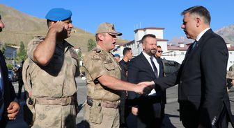 İçişleri Bakanı Mustafa Çiftçi, Hakkari'de