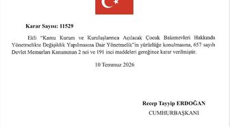 Kamu kurum ve kuruluşlarında çocuk bakımevleri yaygınlaştırılacak