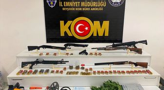 Konya'da tefecilik operasyonunda 4 şüpheli yakalandı