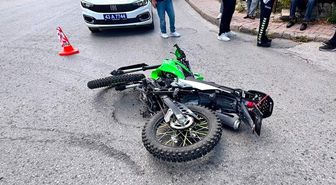 Tavşanlı'da otomobil ile motosiklet çarpıştı: 1 yaralı
