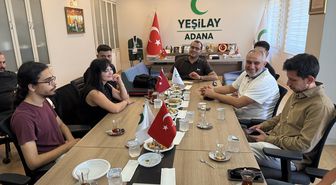 Yeşilay Adana Şube Başkanı Yıldırım, gazetecilerle buluştu