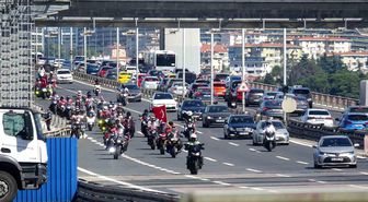 İstanbul'da bisikletli ve motosikletli kortejle 15 Temmuz anması
