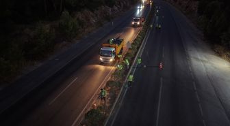Bodrum'da refüj bakım çalışmaları gece yapılıyor