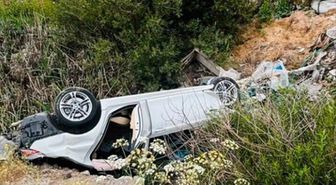 Erzurum'da devrilen otomobilin sürücüsü öldü