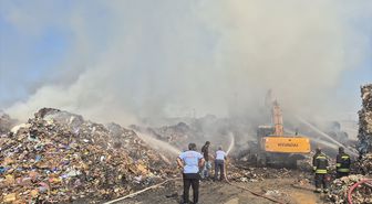 Gaziantep'te kağıt fabrikasında çıkan yangın söndürüldü