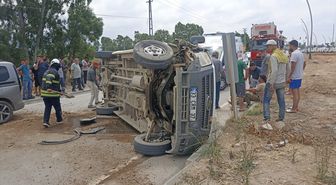 Hatay'da 3 aracın karıştığı zincirleme trafik kazasında 2 kişi yaralandı