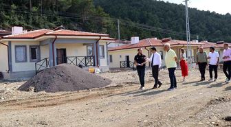 Işıklı Mahallesi'ndeki kırsal afet konutlarında sona gelindi