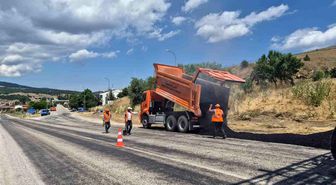 Jandarmanın yol kontrol noktası yenilendi