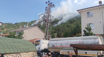 Kastamonu'da çıkan orman yangınına müdahale ediliyor