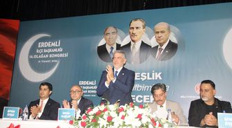 MHP Erdemli İlçe Başkanı yeniden Erol Erdoğan oldu