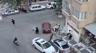 Şanlıurfa'da iki grup arasındaki kavga kamerada; 6 yaralı