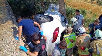Şarampole devrilen otomobilin sürücüsü günlerdir süren hayat mücadelesini kaybetti