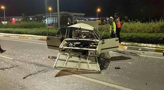 Sivas'ta Fiat Tofaş otomobil takla attı: 1'i ağır 3 yaralı