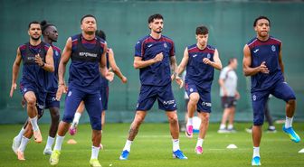 Trabzonspor, Mehmet Ali Yılmaz Tesisleri'nde antrenman yaptı