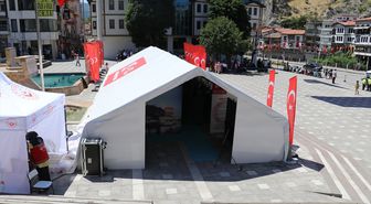Amasya'da 15 Temmuz Anma Çadırı Açıldı