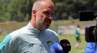 Bursaspor Teknik Direktörü Mustafa Er: 'Hedefimiz Süper Lig'e çıkmak'