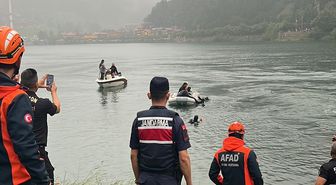 Çaykara ilçesinde göle düşen çantasını almak için suya giren yabancı uyruklu kişi boğuldu