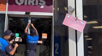 Dev market zincirine ikinci şok! Aynı şube yeniden mühürlendi