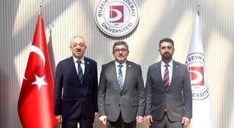 Eczacılık camiasından BŞEÜ Rektörü Kaplancıklı'ya ziyaret