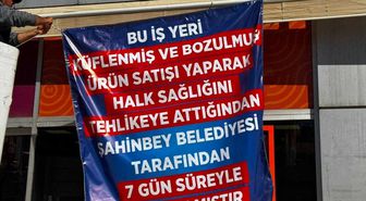 Gaziantep'te son kullanma tarihi geçmiş ürün satan markete kapatma cezası