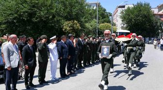 Gelibolu'da Kore gazisi son yolculuğuna uğurlandı