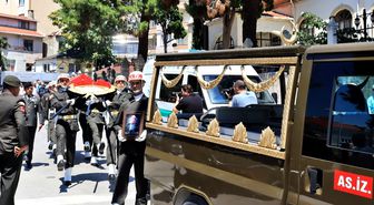 Gelibolu'da vefat eden Kore gazisi Raif Aydın son yolculuğuna uğurlandı