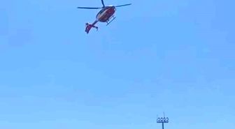 Hipotermi tedavisi gören bebek, ambulans helikopterle Diyarbakır'a sevk edildi