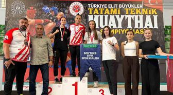 Manisalı muaythaiciler Türkiye Şampiyonası'na damga vurdu