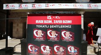 Tokat'ta 15 Temmuz dolayısıyla 'Anma ve Deneyimleme Çadırı' kuruldu