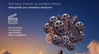 Akasya'da açık hava sineması başlıyor
